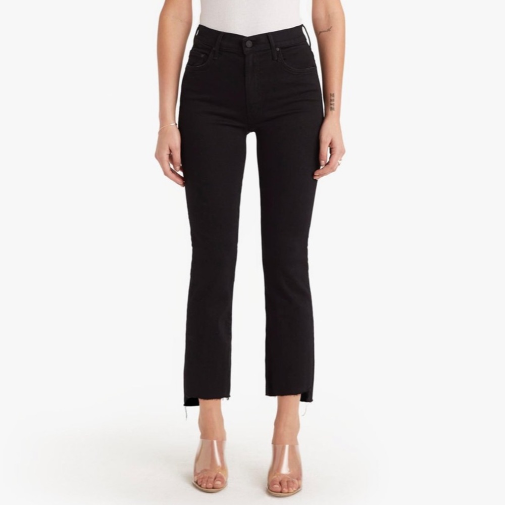MOTHER Denim Insider Crop Step Fray Size 31 NWT!